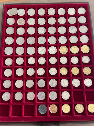 Münzen pfennig 10 - 75, münzen,