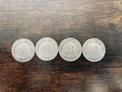 4er lot pfennig deutsches - pfennig,