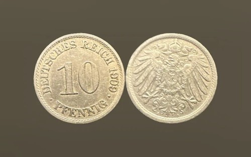 Deutsches reich pfennig - reich,, 10
