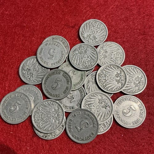 Pfennig münzen - 10, x