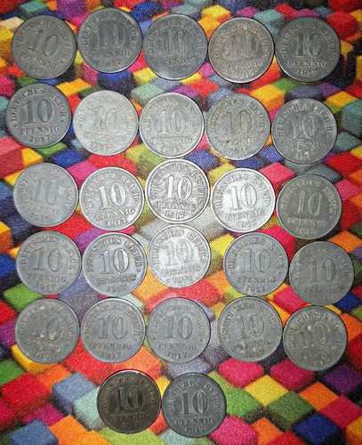 Lot pfennig münzen - lot, 10