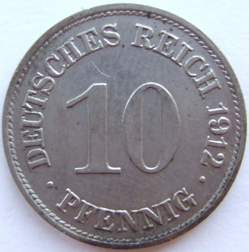 Pfennig 1912 sachsen - 10, e