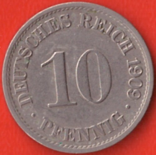 Deutsches kaiserreich 10 - -,