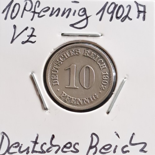 Pfennig 1902 deutsches - 10,