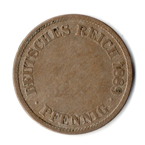 Pfennig 1889 dt - pfennig, g