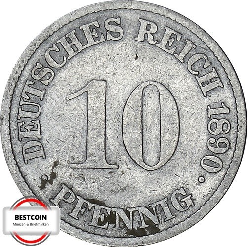 10 pfennig kaiserreich - pfennig,