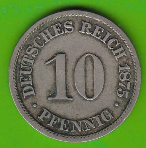 Münze kaiserreich pfennig - kaiserreich, 10