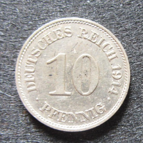 Deutsches reich pfennig - 10,