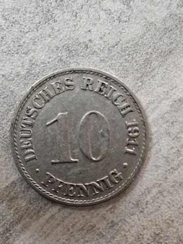 Pfennig 1911 deutsches - pfennig, a