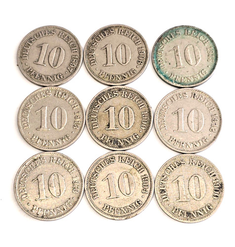 Konvolut 10 pfennig - konvolut:,