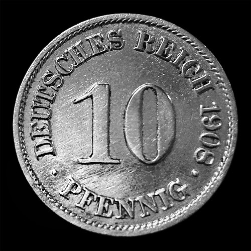 Deutsches reich pfennig - 10,