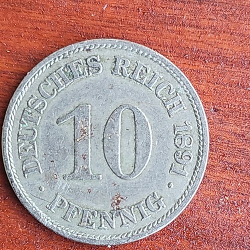 Pfennig stück 1891 e - 10,