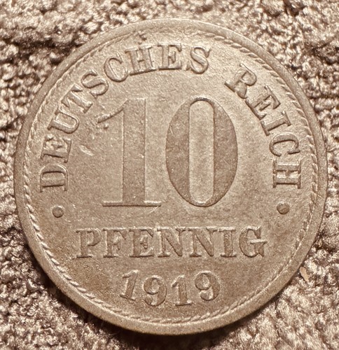 Pfennig 1919 deutsche - 10,