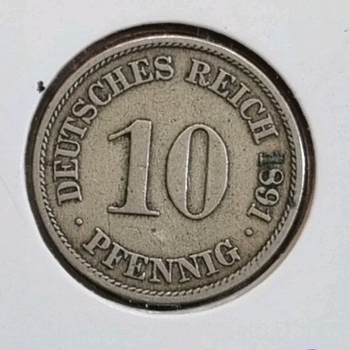 Deutschland pfennig 1891 a - pfennig,