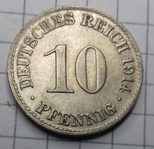 Deutschland pfennig 1914 - deutschland, pfennig,