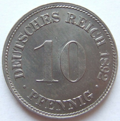 Pfennig 1892 deutsches - pfennig, d