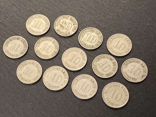 Konvolut 10 pfennig - 13,