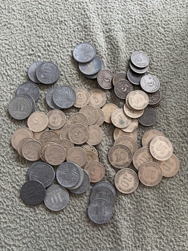 Lot 10 reichspfennig - lot,