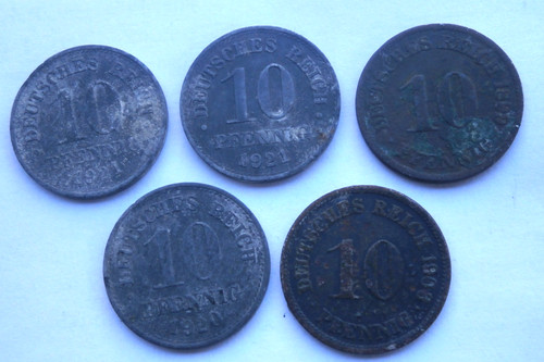 Pfennig deutsches reich 5 - *,