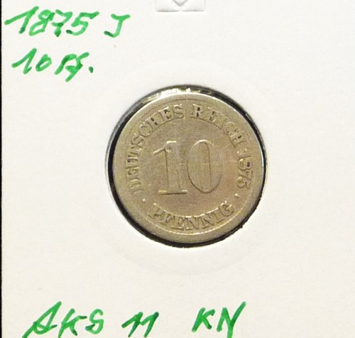Pfennig 1875 j - pfennig,
