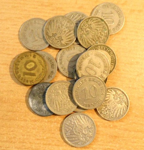 Kaiserreich pfennig von - kaiserreich:,