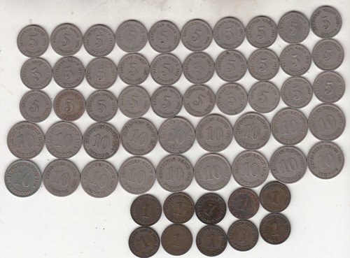 Lot von 58x 5 10 - von, 1,