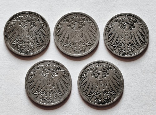 Stück pfennig münzen - pfennig,