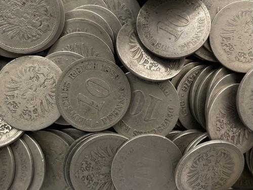 Kaiserreich pfennig münzen - pfennig,